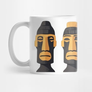 easter island heads Mug